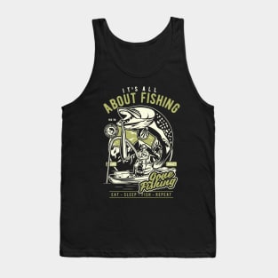 It's All About Fishing Tank Top